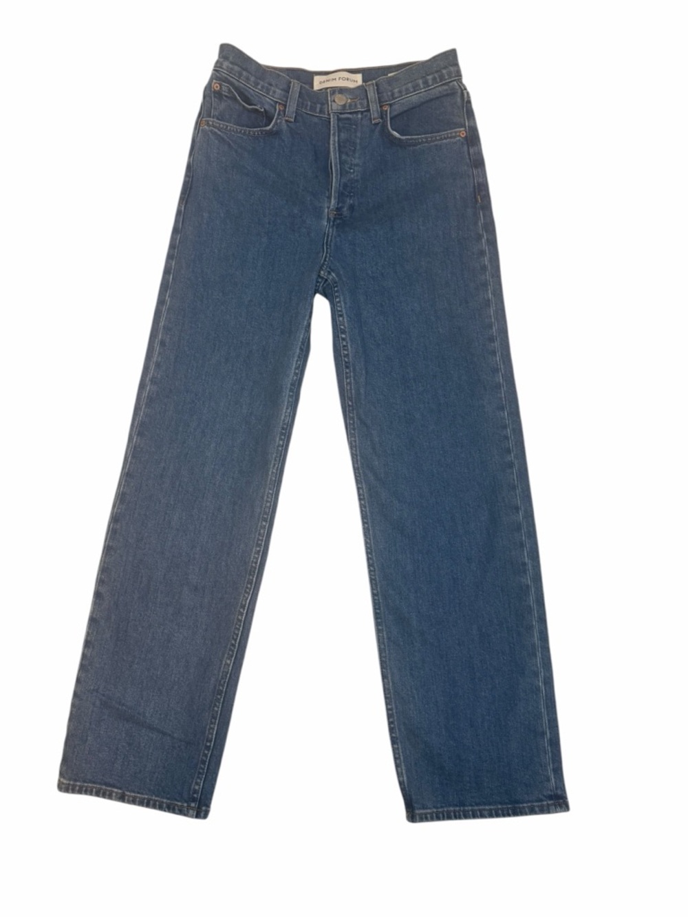 Denim Forum The Arlo Hi-Rise Straight Jean - Picture 5 of 8